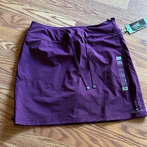 Misses Green Tea Skort Size Large NWT Magenta Purple